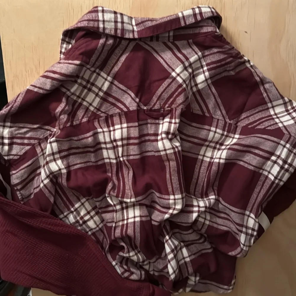 UO BDG Flannel Shirt with Thermal Sleeves - Picture 2 of 7